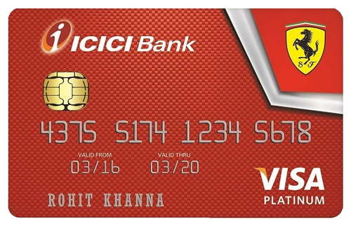 ICICI Bank Ferrari platinum Credit Card