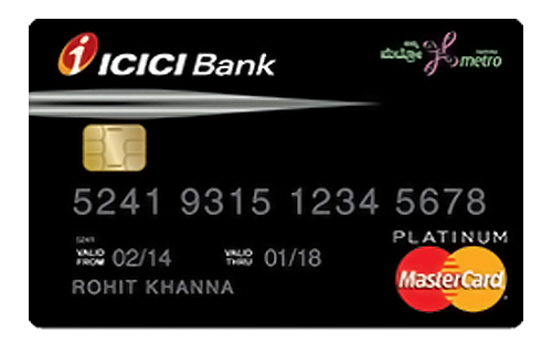 ICICI Bank Unfare Metro VISA Credit Cards