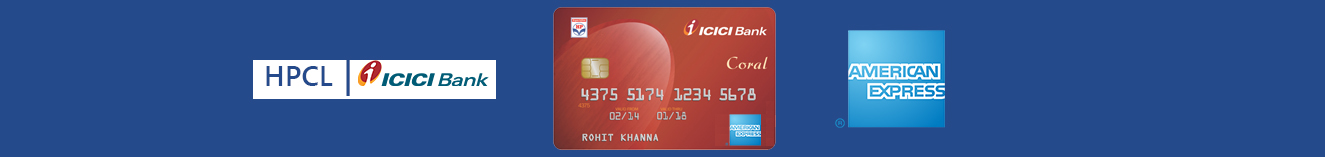 icici bank hpcl coral american express Credit Card